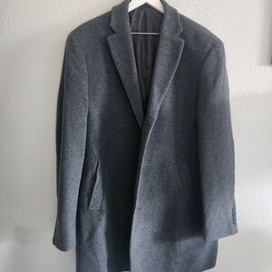 Calvin Klein Charcoal Overcoat